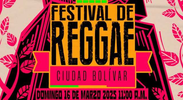 El 4to Festival de Reggae se llevará a cabo el domingo 16 de marzo en la Casa de la Cultura de Ciudad Bolívar. Con una programación de alto nivel, el evento busca conectar a la comunidad a través de la música y el arte.