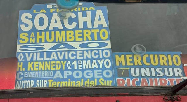 Cambio de rutas de transporte por obras de Transmilenio