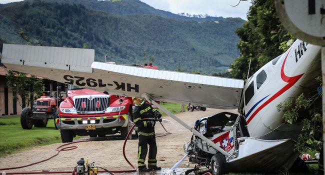 [VIDEO] Detalles de accidente aéreo ocurrido entre Chía y Cajicá: revelan la identidad de los heridos