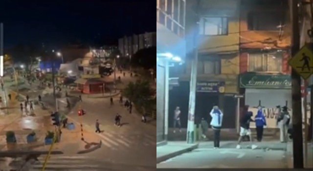 [VIDEO] Noche de protestas en Suba por muerte de mujer durante procedimiento policial