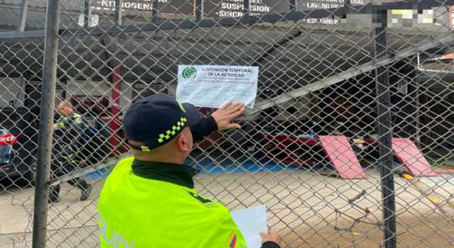 Tras una denuncia ciudadana, las autoridades sellaron un montallantas en Bogotá que operaba sin permisos. La medida hace parte de la ofensiva contra los ‘pinchallantas’