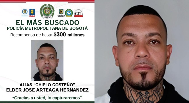 Capturado alias El Costeño en Bogotá, lo señalan de ser el principal determinador del atentado contra Miguel Uribe