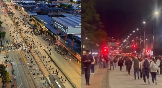 El caos que vivió Bogotá por cuenta de las manifestaciones de ayer ¿Quiénes protestaron?