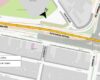 cierre de un carril en la autopista Sur, en Bogotá
