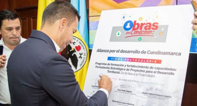 Cuatro municpios Cundinamarca tendrán obras de Enel Colombia y la Gobernación