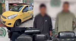 Un operativo de control en Bogotá permitió a la Policía descubrir un cargamento oculto entre maletas, que iba camuflado dentro de un taxi.