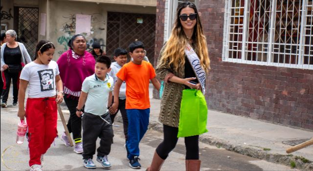Miss Planet Colombia llegó a Soacha para liderar jornada ecológica