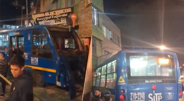 [VIDEO] Grave accidente de un bus del SITP dejó varios heridos en Suba