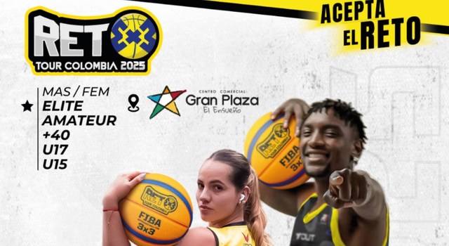 Arrancó el Reto 3X3 en Bogotá, el evento más top del baloncesto en Latinoamérica