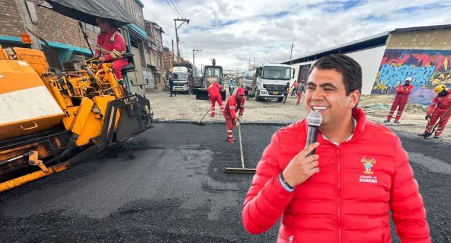 Soacha inicia intervención de vías clave en la Comuna 1 para mejorar la movilidad