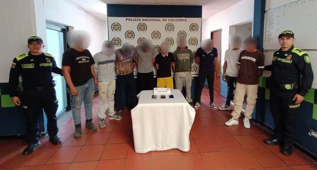 Capturados integrantes de bandas que vendían droga cerca de colegios en Cundinamarca