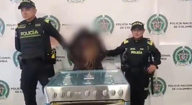 Policía encontró una estufa repleta de marihuana en Bogotá, no era para cocinar
