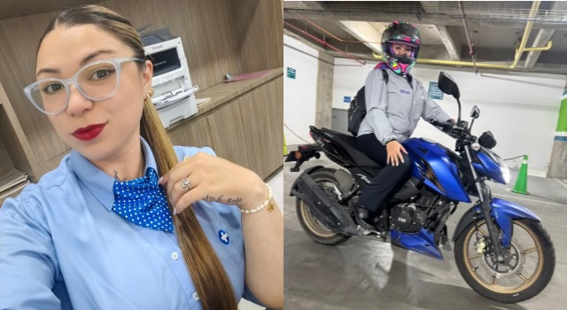 El triste final de Leidy, la motociclista que residía en Soacha y que falleció en un fatal accidente en la NQS
