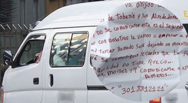 Aterrorizados están los conductores informales de Bogotá, panfleto dice que los van a matar