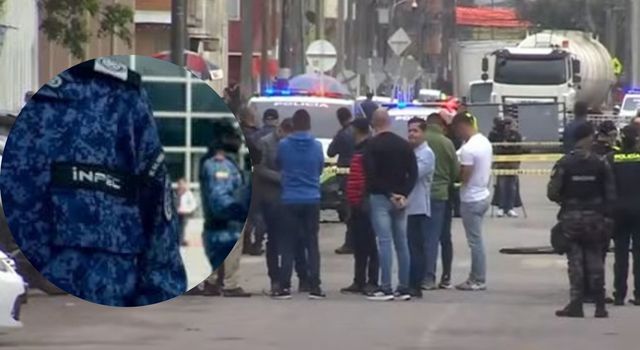 Ataque al Inpec en Bogotá deja un guardia muerto