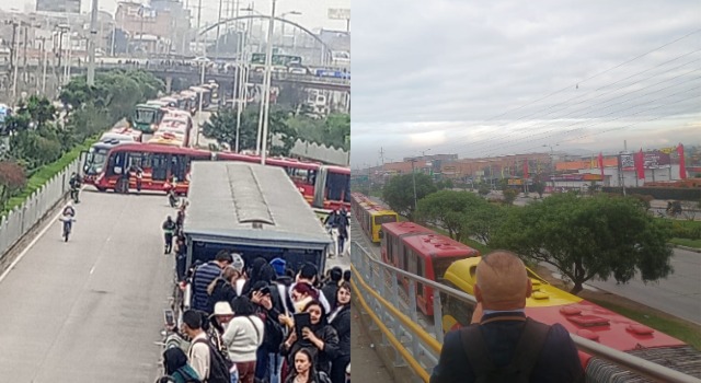 Caos de Transmilenio en Soacha por negligencia de la empresa: no tiene una grúa disponible
