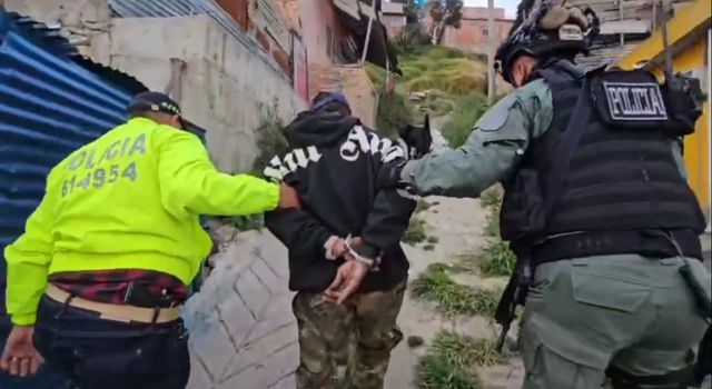 [VIDEO] Le siguieron el rastro y lo capturaron en Soacha, se ganaba un platal semanalmente