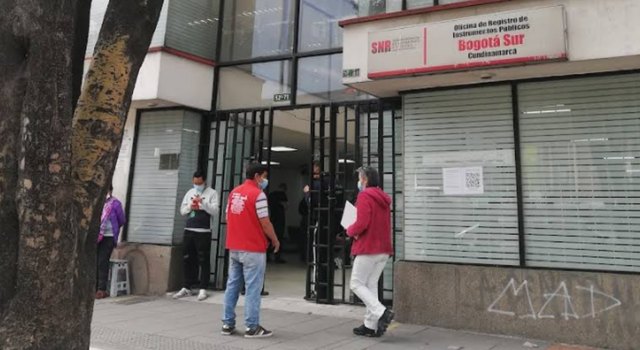 Trámites en la Oficina de Registro se suspenderán en el sur de Bogotá