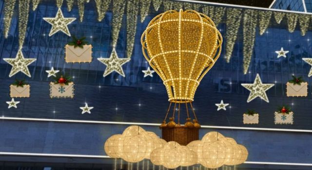 Con globo aerostático se inaugurará el alumbrado navideño en Avenida Chile centro comercial