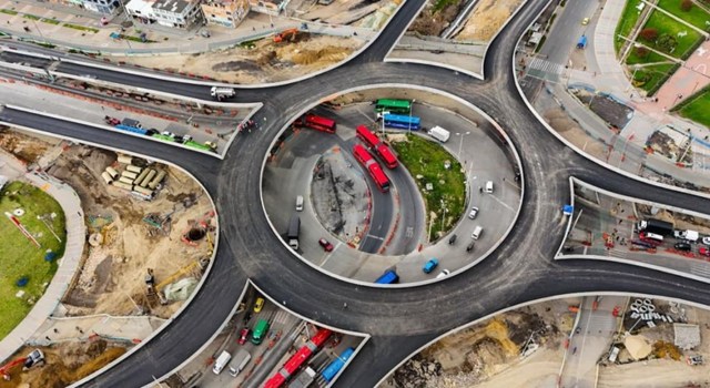 Otra glorieta elevada que en poco tiempo se pondrá al servicio de los bogotanos