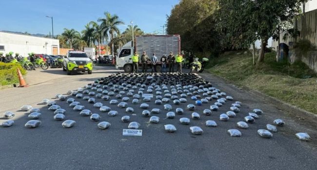 Incautan 170 kilos de marihuana en la vía Bogotá–Girardot: así fue el operativo