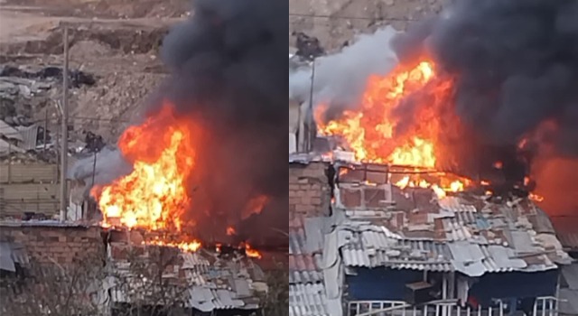 [VIDEO] Lo que dejó el voraz incendio en Soacha: familias quedaron en la calle