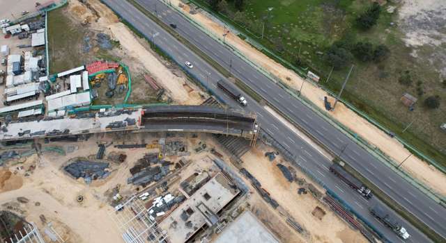 Avances en la obra que cambiará la forma de moverse en Soacha