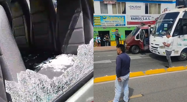 Choque en Soacha terminó en agresión, fue necesaria la intervención de la Policía