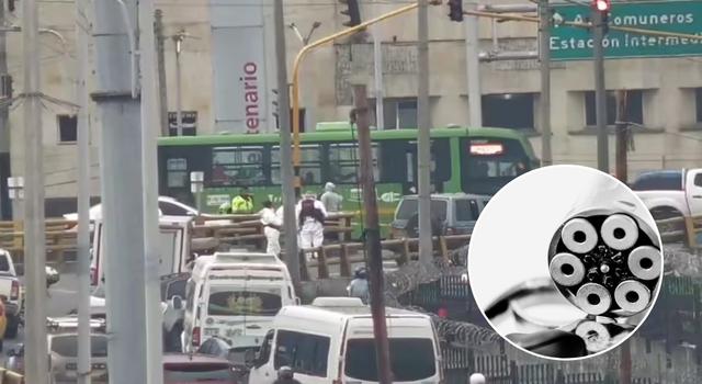 Persecución armada en la noche de Navidad paralizó el centro de Bogotá