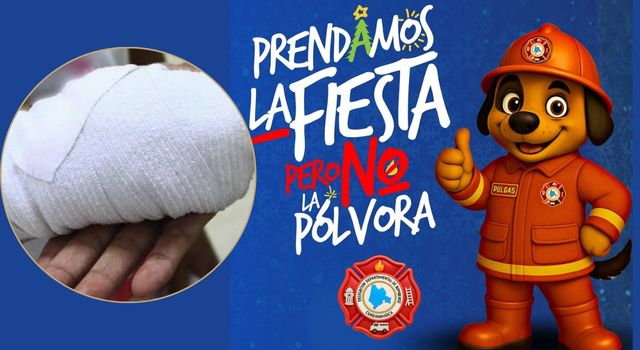 La noticia fue confirmada por el Centro Regulador de Urgencias y Emergencias de Cundinamarca (CRUE). El joven manipuló un artefacto con pólvora que terminó detonando.