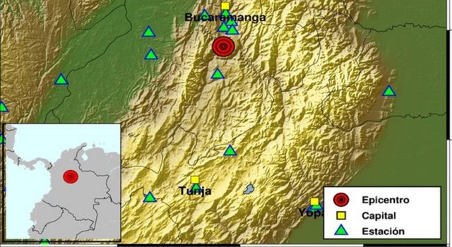 Temblor en Colombia: así se sintió en el centro del país