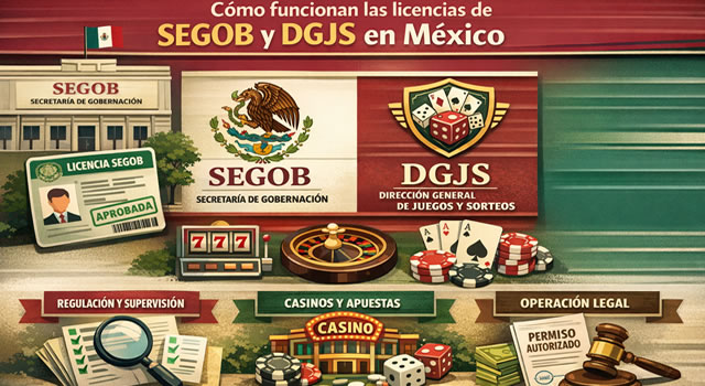 Cómo funcionan las licencias de SEGOB y DGJS en México