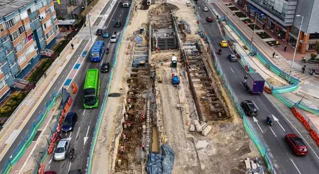 VIDEO | La megaobra que cambiará la movilidad en la calle 100 ya supera el 60 % de avance