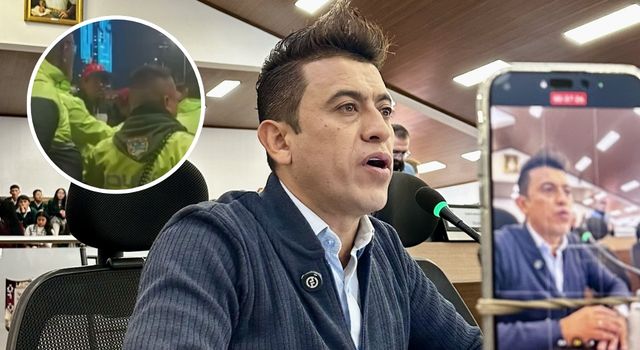 Nuevo hecho pone en aprietos a un concejal durante operativo vial en Bogotá