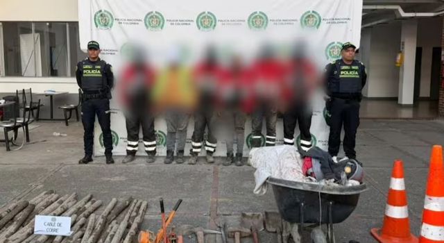 VIDEO | Así operaba la banda que simulaba obras públicas para robar cables en Bogotá