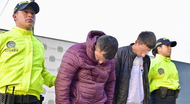 Así sorprendió la Policía de Bogotá a presuntos delincuentes de autos de lujo