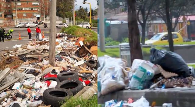 Basuras en Bogotá inundan calles y zonas verdes: ¿de quién es la culpa?