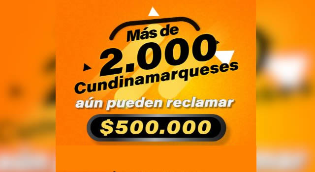 A corregir datos para recibir 500 mil pesos en Cundinamarca, plazo se amplió