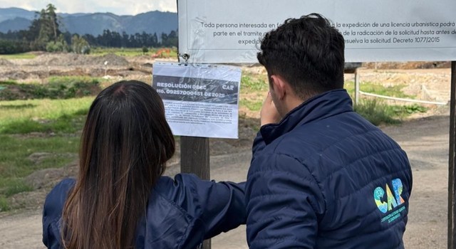 Suspenden actividades de disposición de escombros en municipio de Cundinamarca