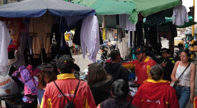 Así fueron recuperadas siete cuadras de espacio público en transitado corredor de Bogotá
