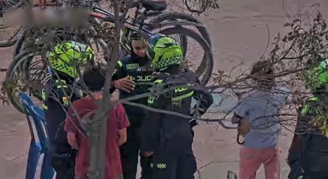 VIDEO | Perseguía a su víctima con machete en Bogotá y fue capturado gracias al C4