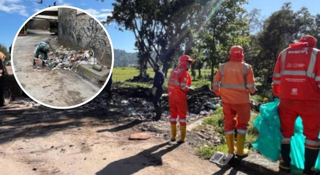Contra el arrojo ilegal: Bogotá ha sacado más de 30 mil toneladas de escombros de las calles