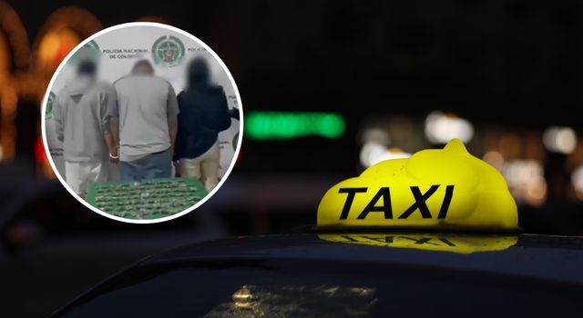 De película: persecución en Bogotá terminó con inesperado hallazgo en taxi