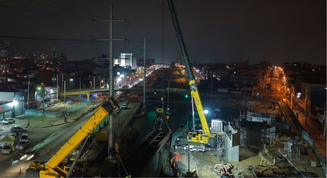 VIDEO | Extensión de TransMilenio en Soacha: instalan tramo principal del nuevo puente vehicular