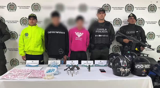 [VIDEO] Golpe a Los Satanás en Soacha, los cogieron con armas, panfletos y explosivos