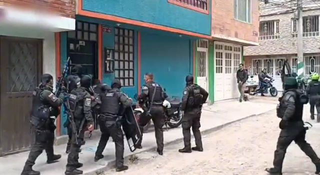 Golpe a la delincuencia en Soacha y Sibaté, Policía capturó a 68 personas