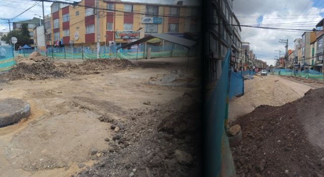 Siete años de retrasos y aún no terminan: denuncian caos en calles comerciales de Bogotá