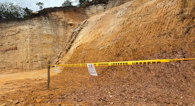 Tenían licencia para obra en Cundinamarca, pero talaron árboles y removieron capa vegetal sin permiso