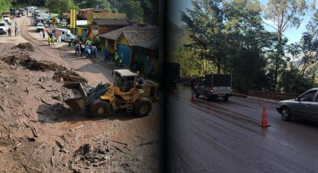 VIDEO | Después de días cerrada, así quedó la vía Mosquera – La Mesa