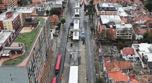 Se cerró otra estación de Transmilenio por obras del Metro de Bogotá